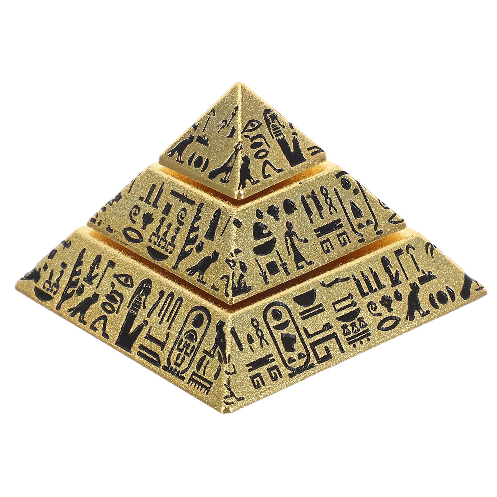Pyramide Égyptienne en Métal Solide Statue Miniature Collection GARVALON