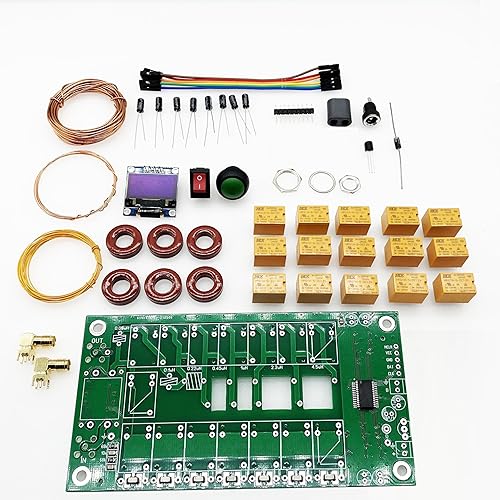 Malahit ATU-100 Sintonizador de antena DIY Kits 1.8-50MHz atu100 Sintonizador automático de antena por N7DDC 7x7 0.96 pulgadas OLED SMT y chip