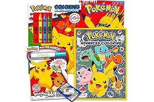 Pokemon Coloring Book Set