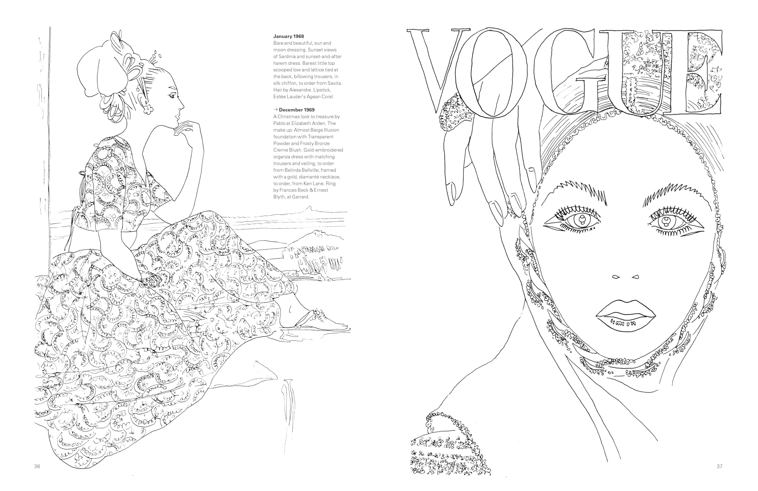 Vogue Goes Pop Colouring Book