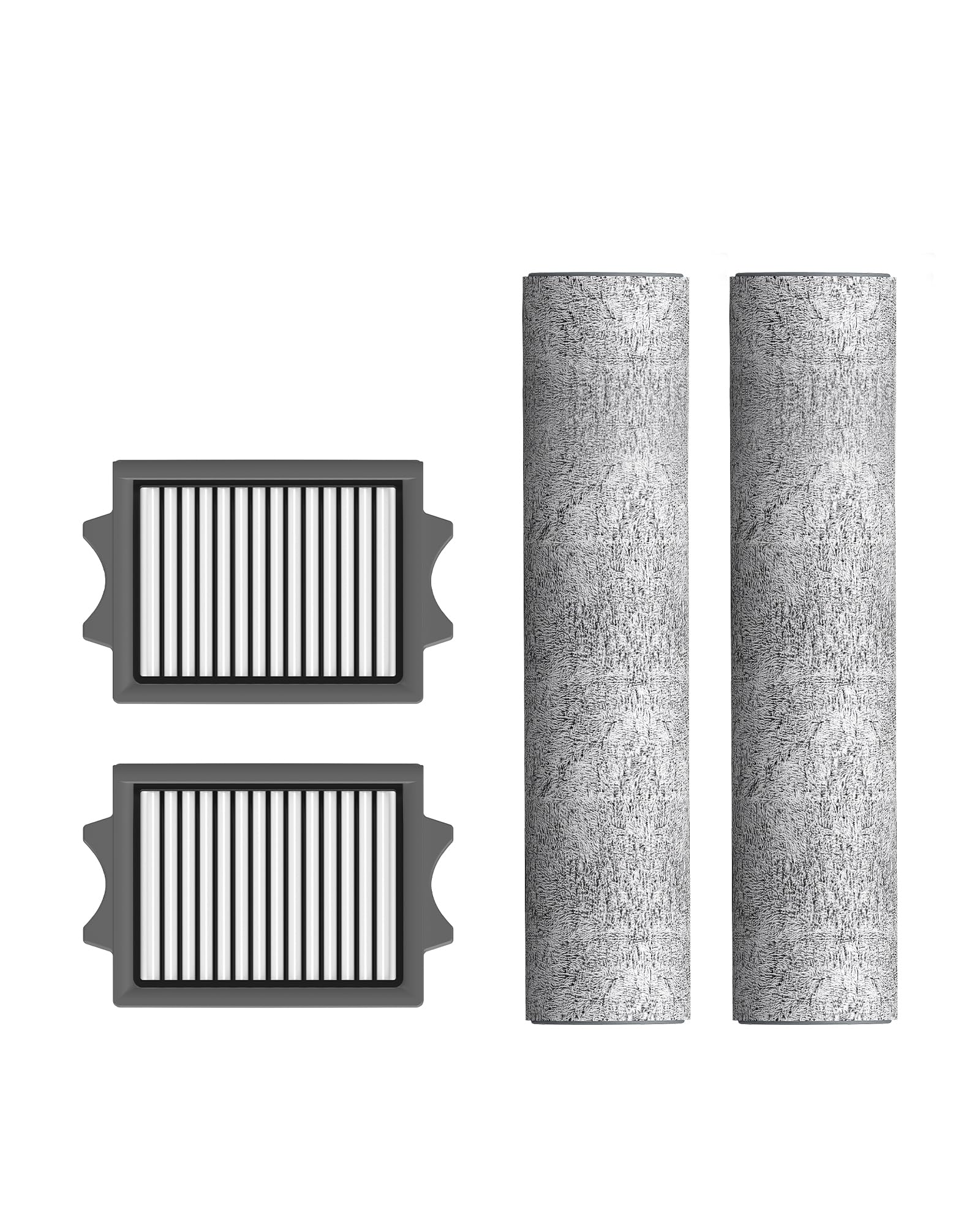 Tineco Ersatz-Set mit 2 HEPA-Baugruppen und 2 Bürstenwalzen, Stretch Series