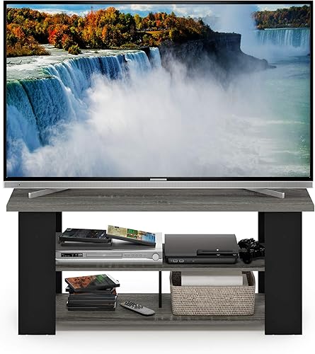 Miniatura 87 de FURINNO Gran centro de entretenimiento Turn-N-Tube, Espresso / Black Espresso,Roble francés,Negro -,Columbia Nogal/Negro,Marrón oscuro,2-Marrón