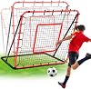 JASCOPRO Football Rebounder Net, Angle Adjustable Football Rebound Board for Precision Passing, Shooting, First Touch, and Ball Control Drills for Kids, Teens & Adults