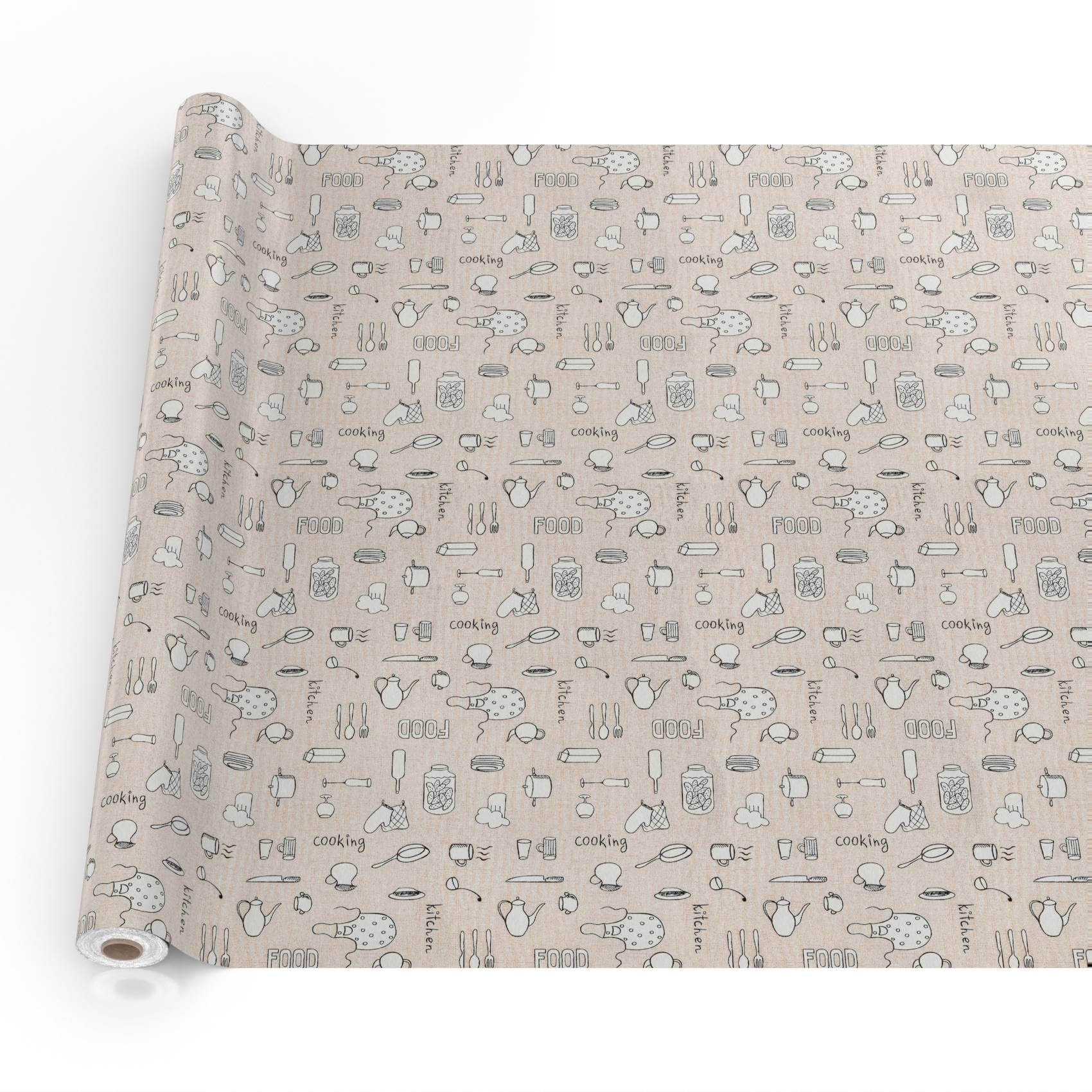 Mantel de tela textil lavable, mantel de algodón, poliéster, cocina, 350 x 140 cm, para interior y exterior