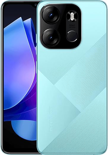 Tecno POP 7 Pro (Uyuni Blue, 3GB RAM,64GB Storage) | Type C Port | 12MP Dual Camera | Up to 6GB RAM with Memory Fusion