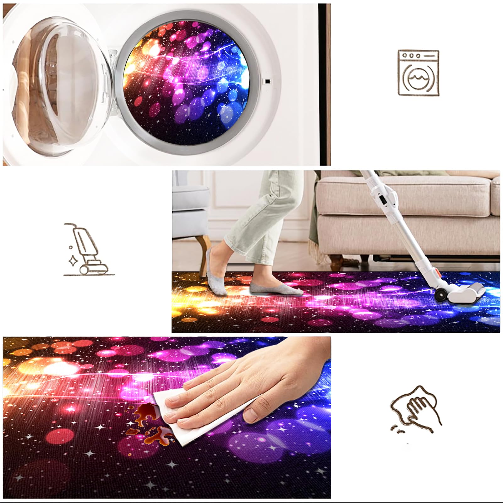 Alfombra Escritorio Suelo Antideslizante Protectora Suelo para Silla de Oficina, Alfombrilla para Silla para Suelos Duros Alfombra Silla Gaming Oficina Protectors Suelo Silla Ruedas 140 x 160 cm