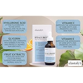 Elastalift Hyaluronic Acid Facial Serum - Hydrating, Firming, & Plumping Face Serum for Anti-Aging - 1 oz