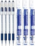 Pentel R.S.V.P. Stylo à bille, 0.7mm Point moyen, encres assorties, 12PC paquet