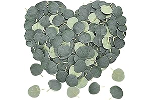 400Pcs Artificial Eucalyptus Petals and Leaves Ideal for DIY Craft and Home Decor
