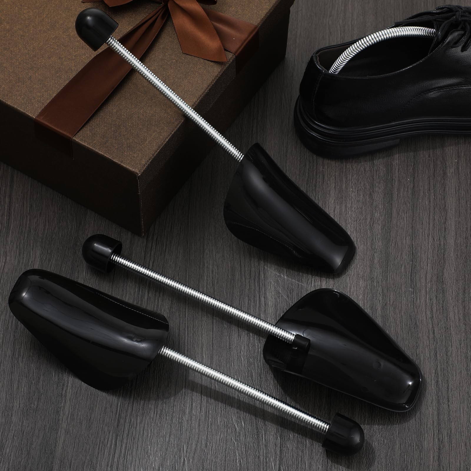 Barydat 50 paia di scarpe in plastica barella scarpe da ginnastica Shaper Bulk pratico regolabile scarpe supporto per stivali per gli uomini