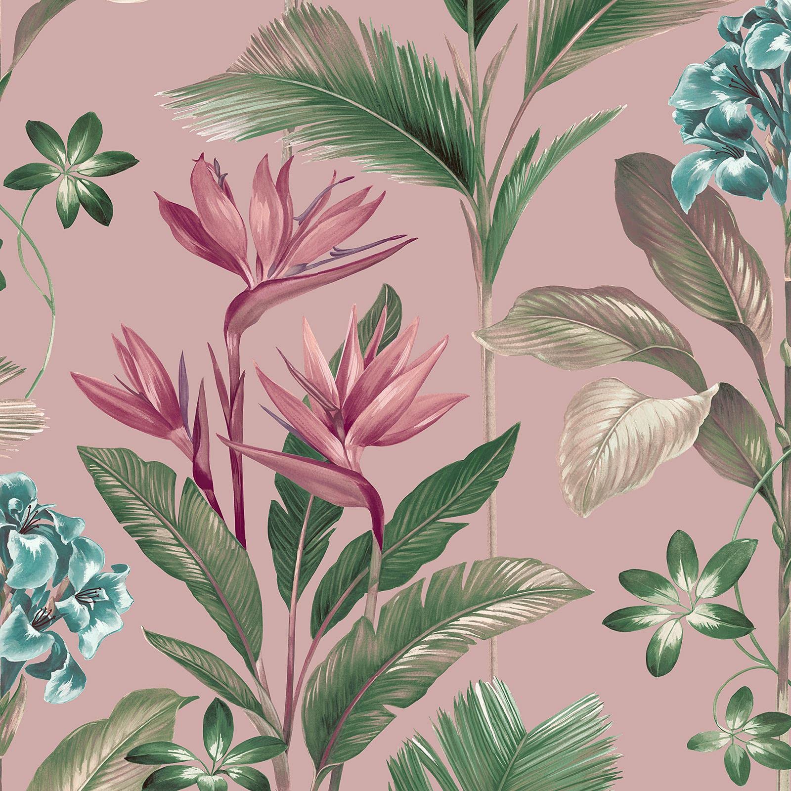 Belgravia Oliana Floral Pink Wallpaper 8485 from B&Q