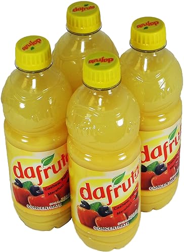 Dafruta Concentrado de jugo de anacardo - 16.9 onzas líquidas  Suco Concentrado Dafruta Sabor Caju - 16.9 fl oz - (PACK DE 04)