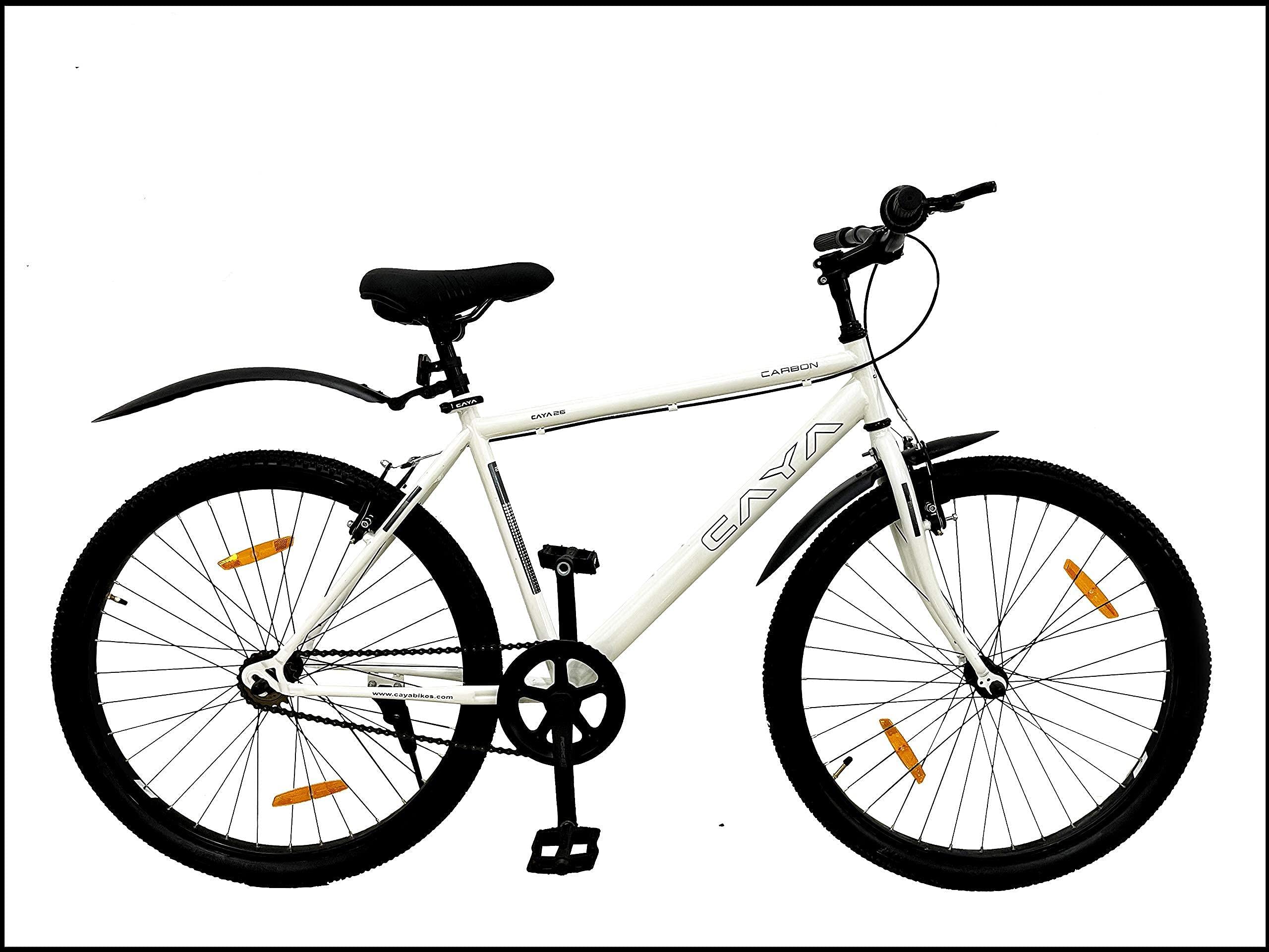 CAYA Bikes Carbon Cycle for Adults Boy Girl (+12 yrs) Lightweight Steel  Frame Inches Tyre: 26