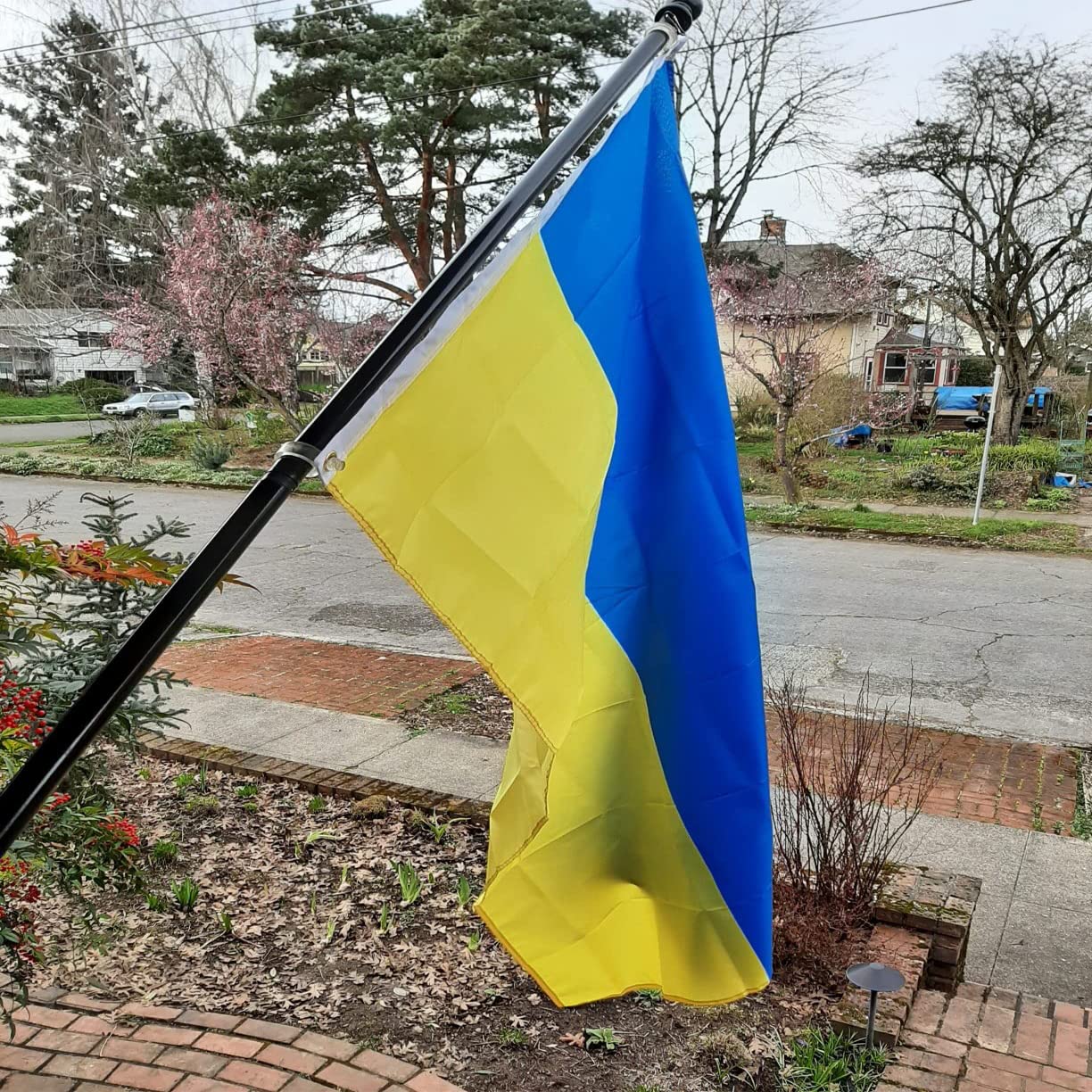 VOLTA Ukraine-Flagge Aus Polyester – Doppelseitig, Wetterfest & Mit Messingösen Für Innen & Außen