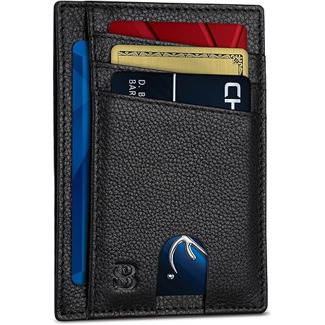 CVRBN RFID Blocking Compact Front Pocket Men's Wallet