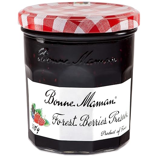 Bonne Maman Forest Berries Preserve, Marmalade Fruit Jam, 13 oz / 370 g