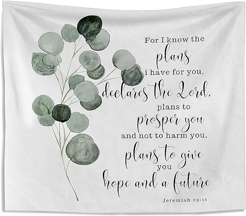 Miniatura 9 de Knibeo Tapiz cristiano con texto bíblico 2 Corintios 129 His Grace is Enough - Tapices religiosos para colgar en la pared, decoración para el hogar