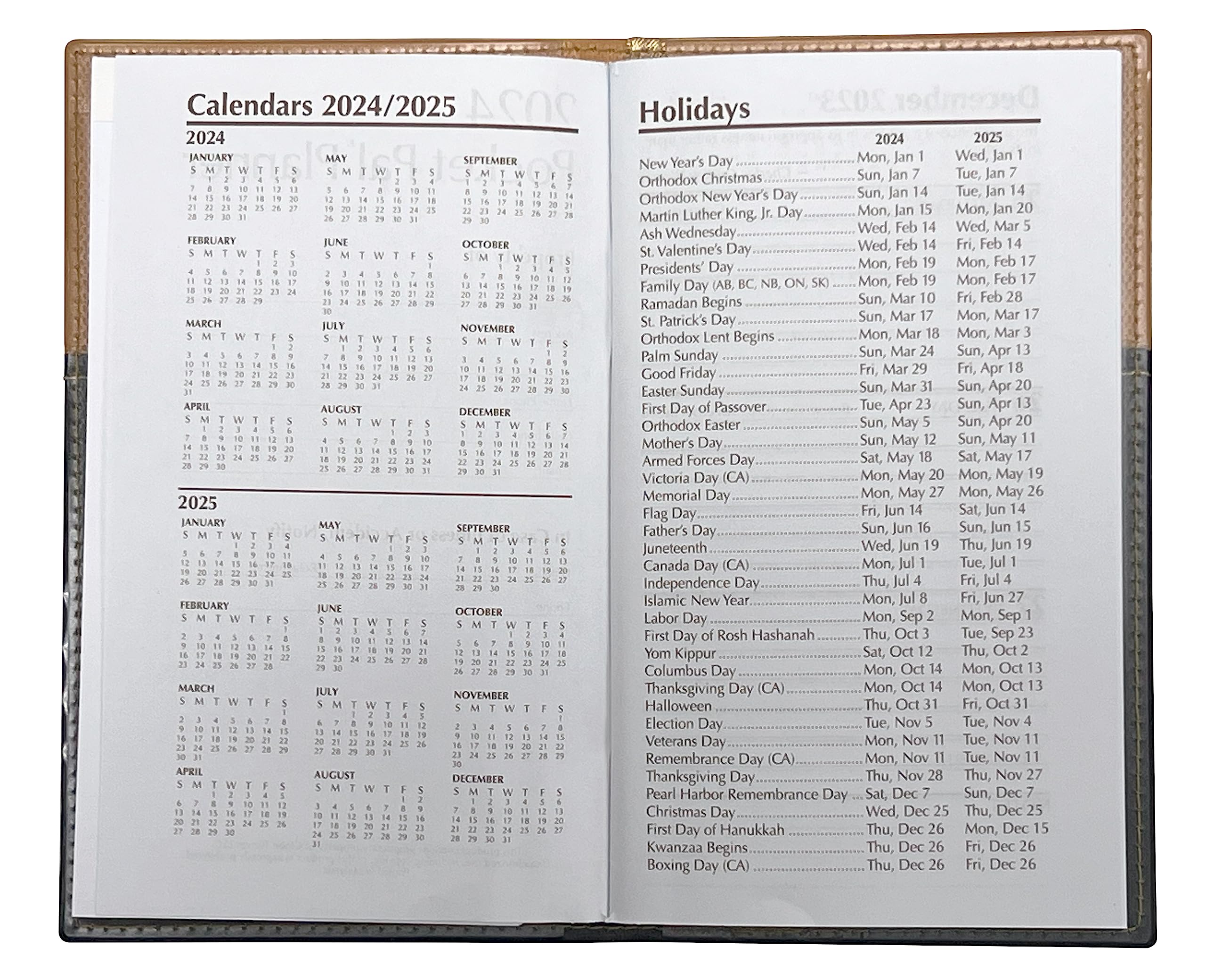 Amazon.com : BookFactory 2024 Weekly Pocket Calendar/2024 Weekly Calendar/2024  Planner Calendar/Weekly Agenda Organizer - Calendar with Notepad  (CAL-2024-POCKET(Organizer)) : Office Products