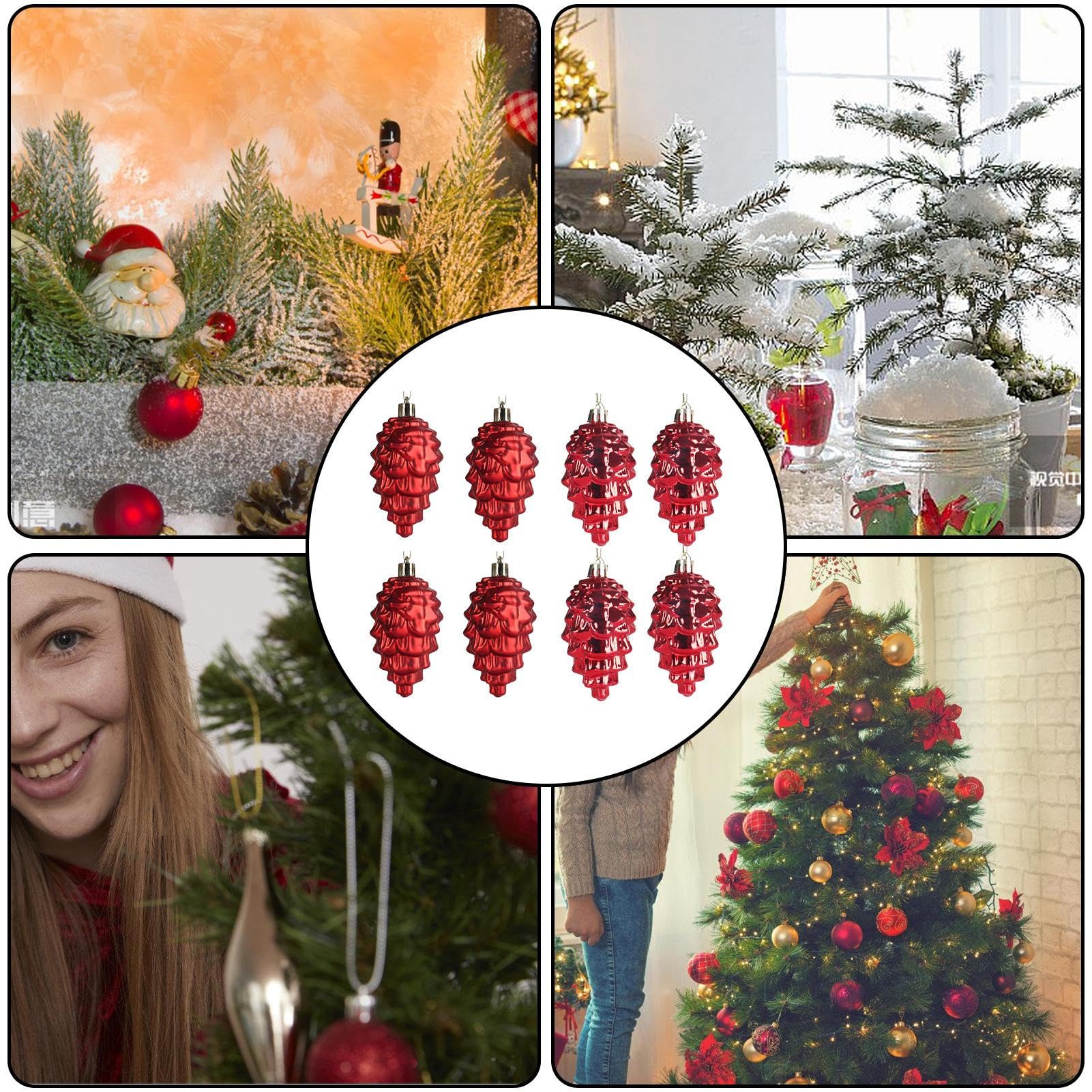 Amazon.co.jp: クリスマス ツリーの松ぼっくり, 写真 クリスマスの