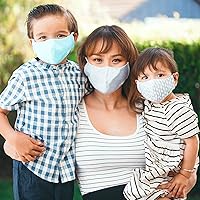 Vista 8 de Green Sprouts - Máscara reutilizable para niños, diseño de pez gris, 24 meses, Pez gris