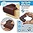 12-Pack Corner Protectors Baby Proof, Furniture Corner and Edge Safety Bumpers, Soft Rubber Foam Cushion Covers, 3M Taped Corner Guards, Baby Child Proofing Pads, Table Corner Protectors, Brown