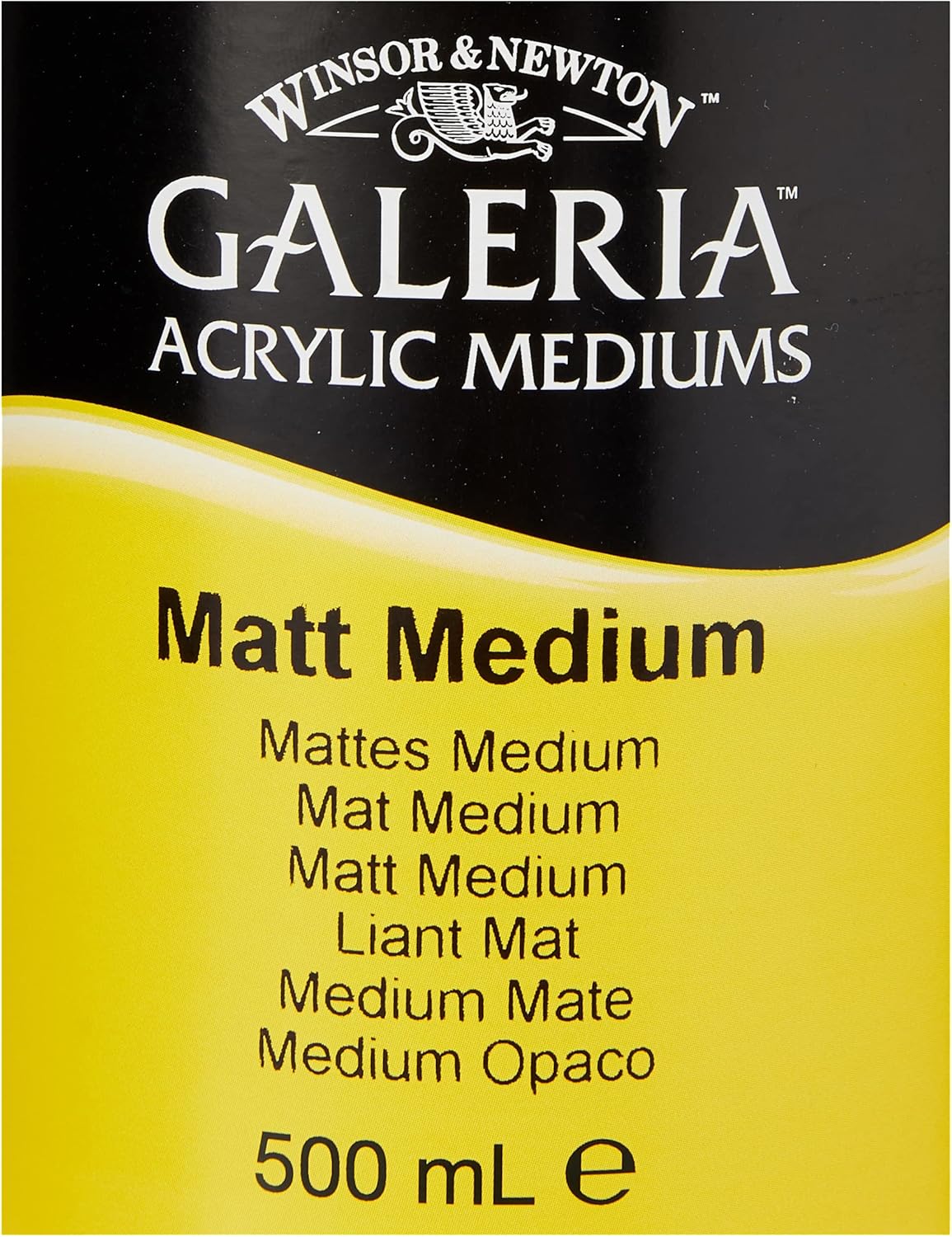 Winsor & Newton Galeria Acrylic Matte Medium, 16.9-oz (500ml) Jar