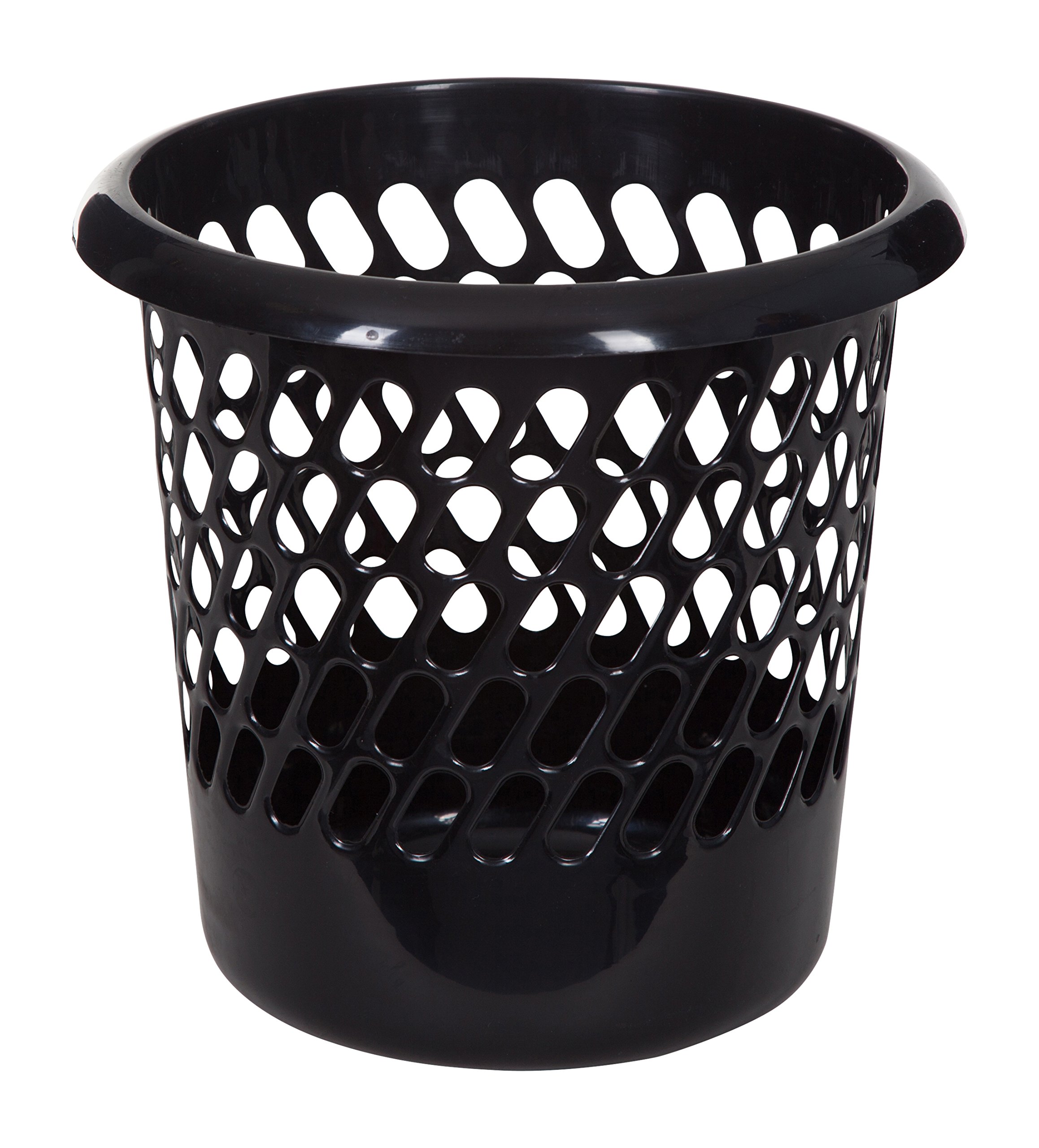 Whitefurze Waste Paper Bin, Black