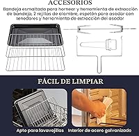 Vista 6 de Elite Gourmet ETO-4510M - Horno de convección con puerta francesa de 47.5 cuartos, 18 rebanadas, 4 botones de control, para hornear, asar, tostar