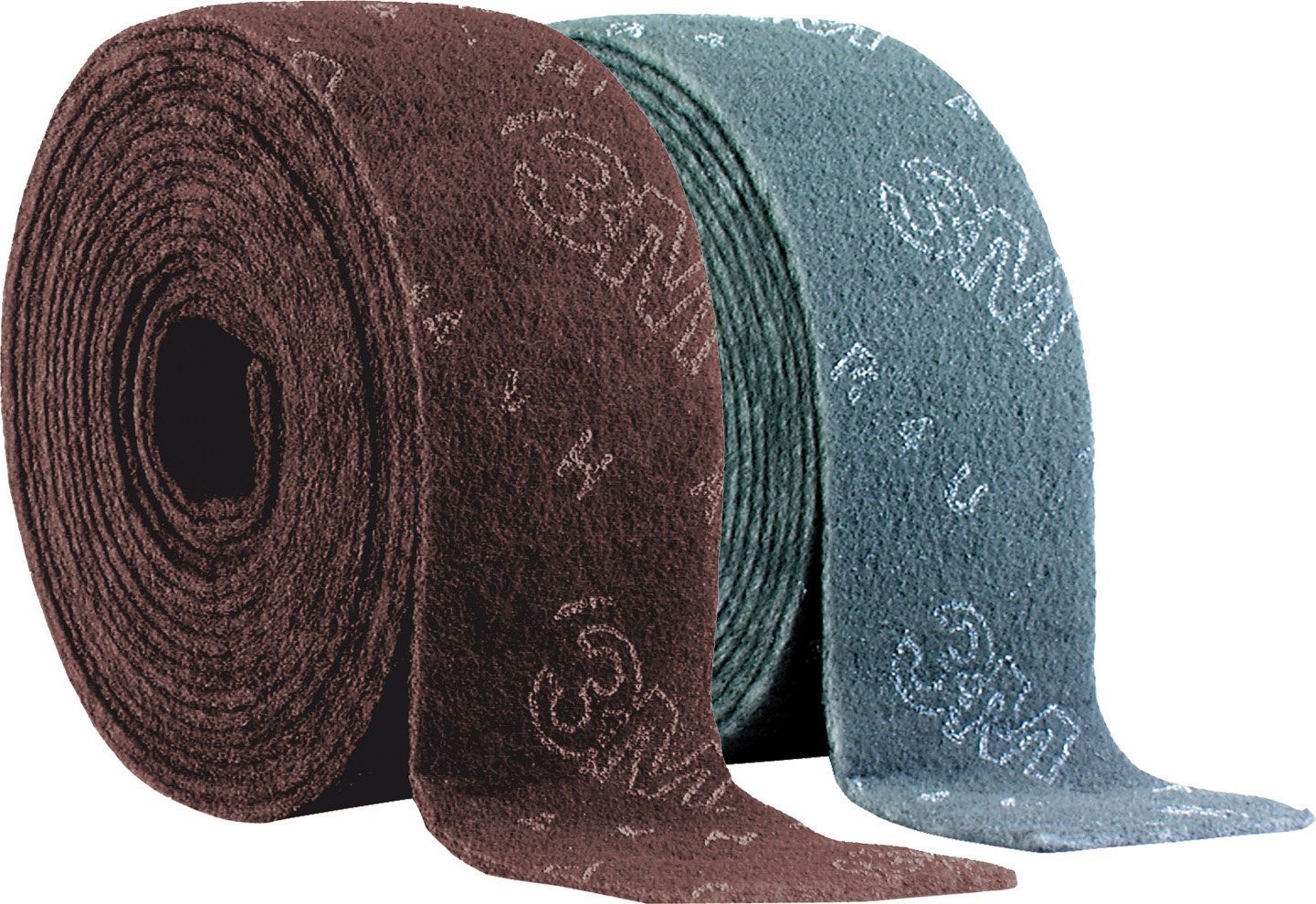 Scotch-Brite™ Vliesrolle CF-RL, 100 mm x 10 m, 1 Rolle (S ultra fine, grau)