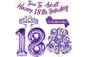 Celebrate in Style: 18th Birthday Decorations Purple Extravaganza