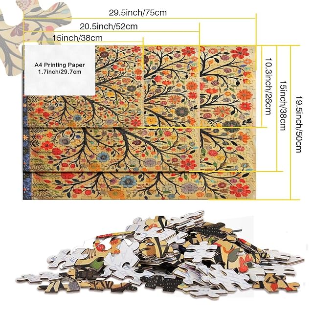 Foto 6 de 7 de El árbol de la Vida Puzzle 1000 Piezas Adultos,Puzzles para Adultos1000 Piezas,Rompecabezas De Juego…