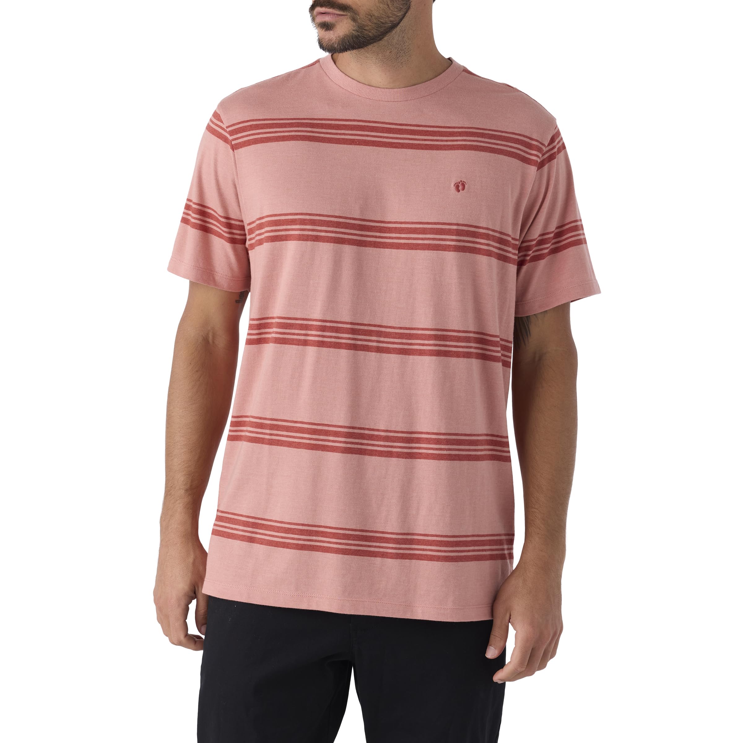 Hang Ten Mens Larry Stripe Knit T Shirt Casual Shirts Desertcart