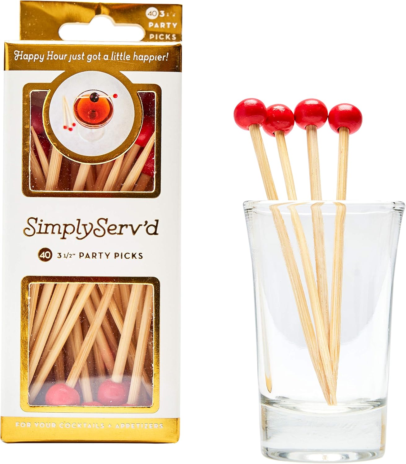 Sophistiplate Appetizer & Cocktail Picks 120 Counts 3.