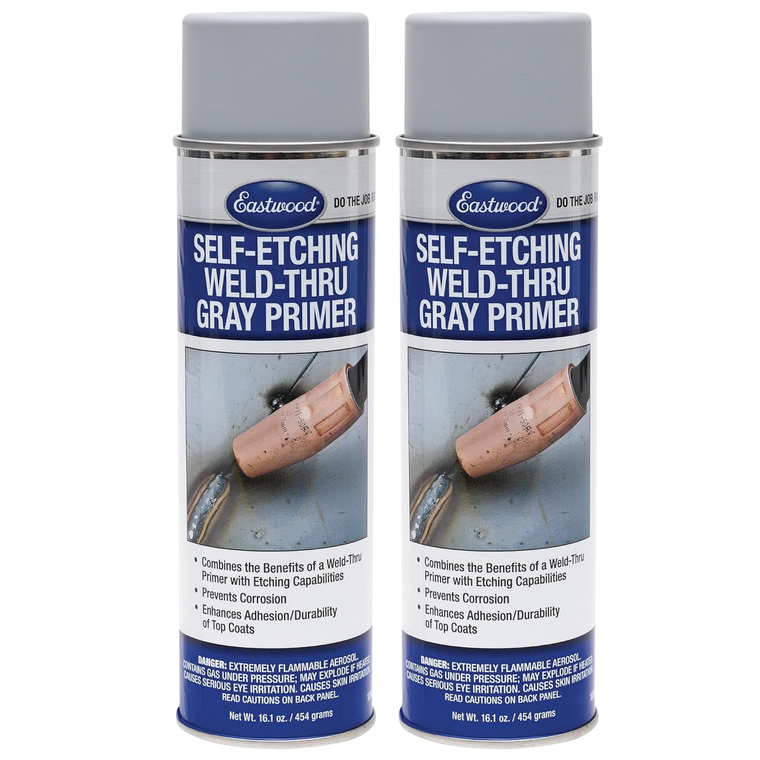 Eastwood Durable Organic Binders Self Etching Weld Thru Gray Aerosol