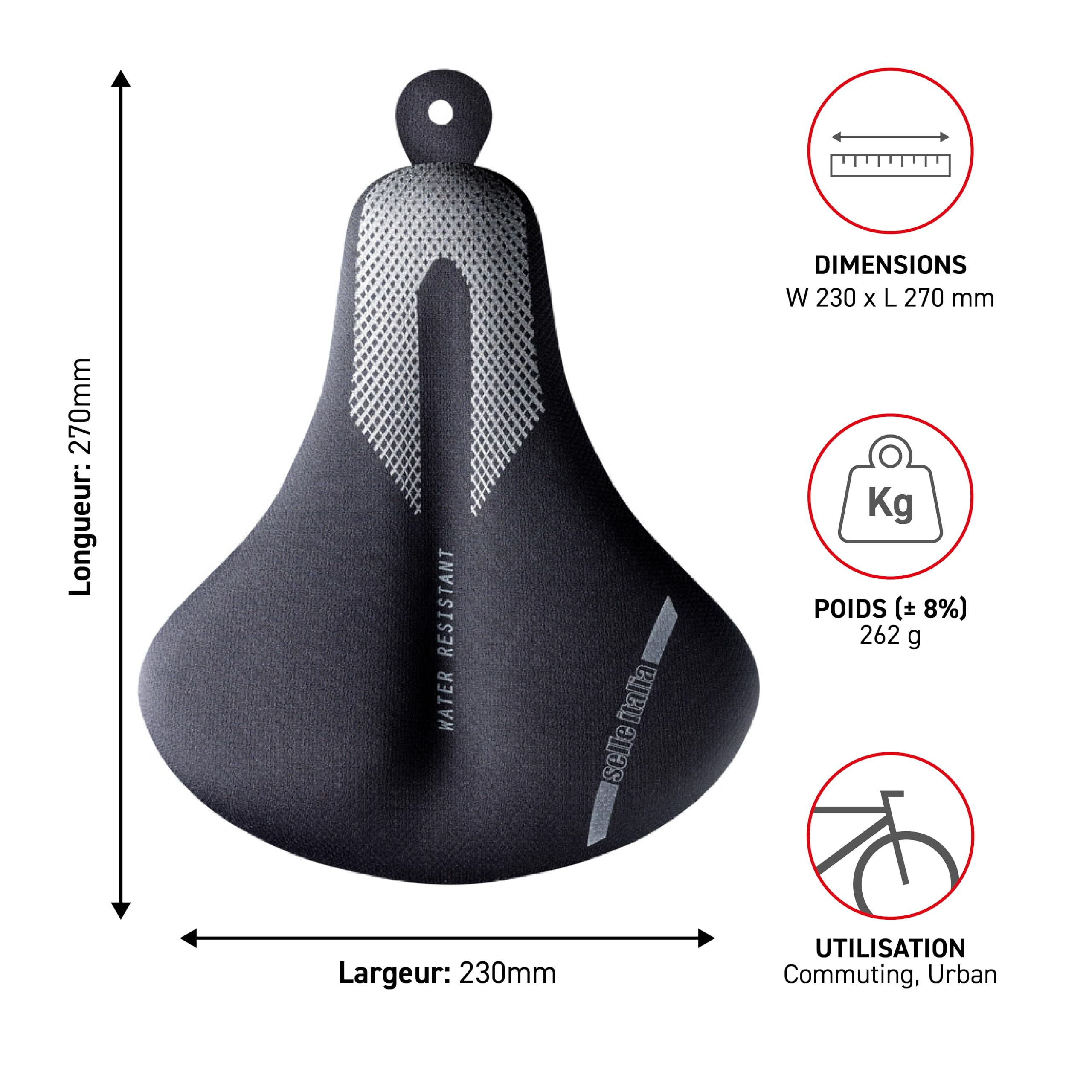 Couvre-selle COMFORT BOOSTER L