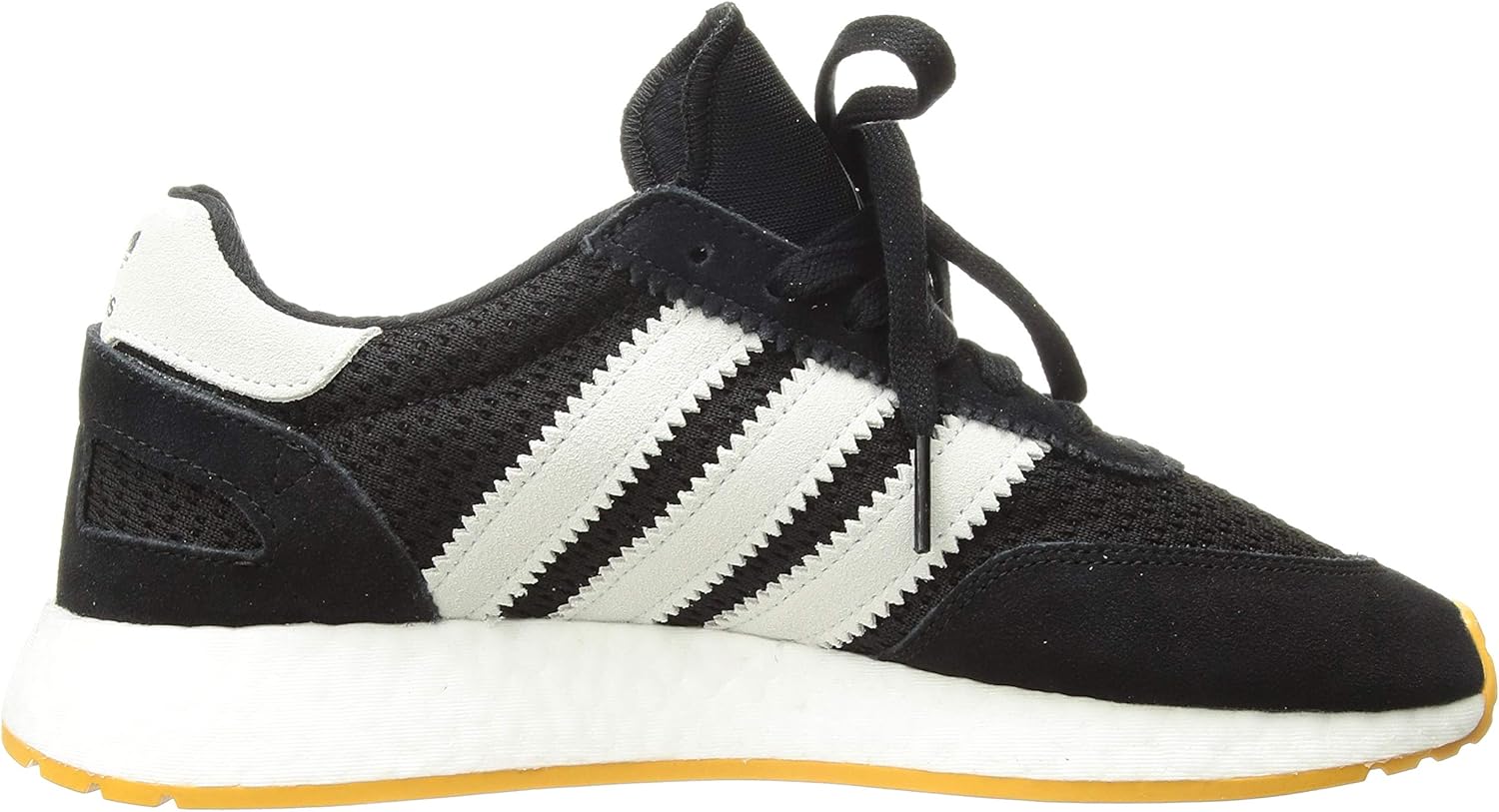 adidas Originals Men's I-5923 Shoe, Black/Crystal White/Yellow, 7.5 M US