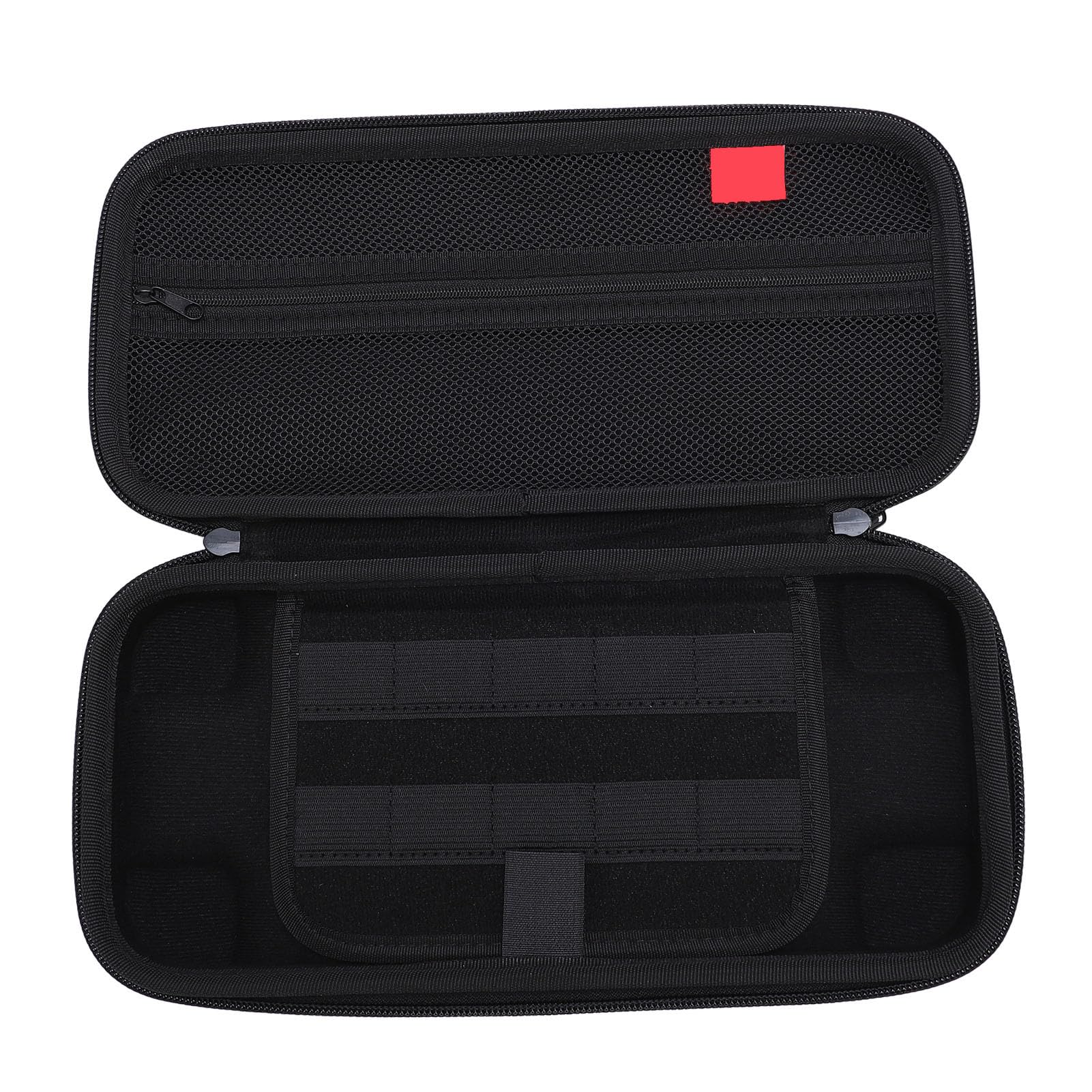 lyrlody Custodia da Trasporto per 2, Custodia da Viaggio Rigida in EVA per 2 con 10 Tasche per Carte da Gioco, in Rete, Cinghia di Fissaggio, Doppia Cerniera per Viaggi Quotidiani e Spostamenti (#)