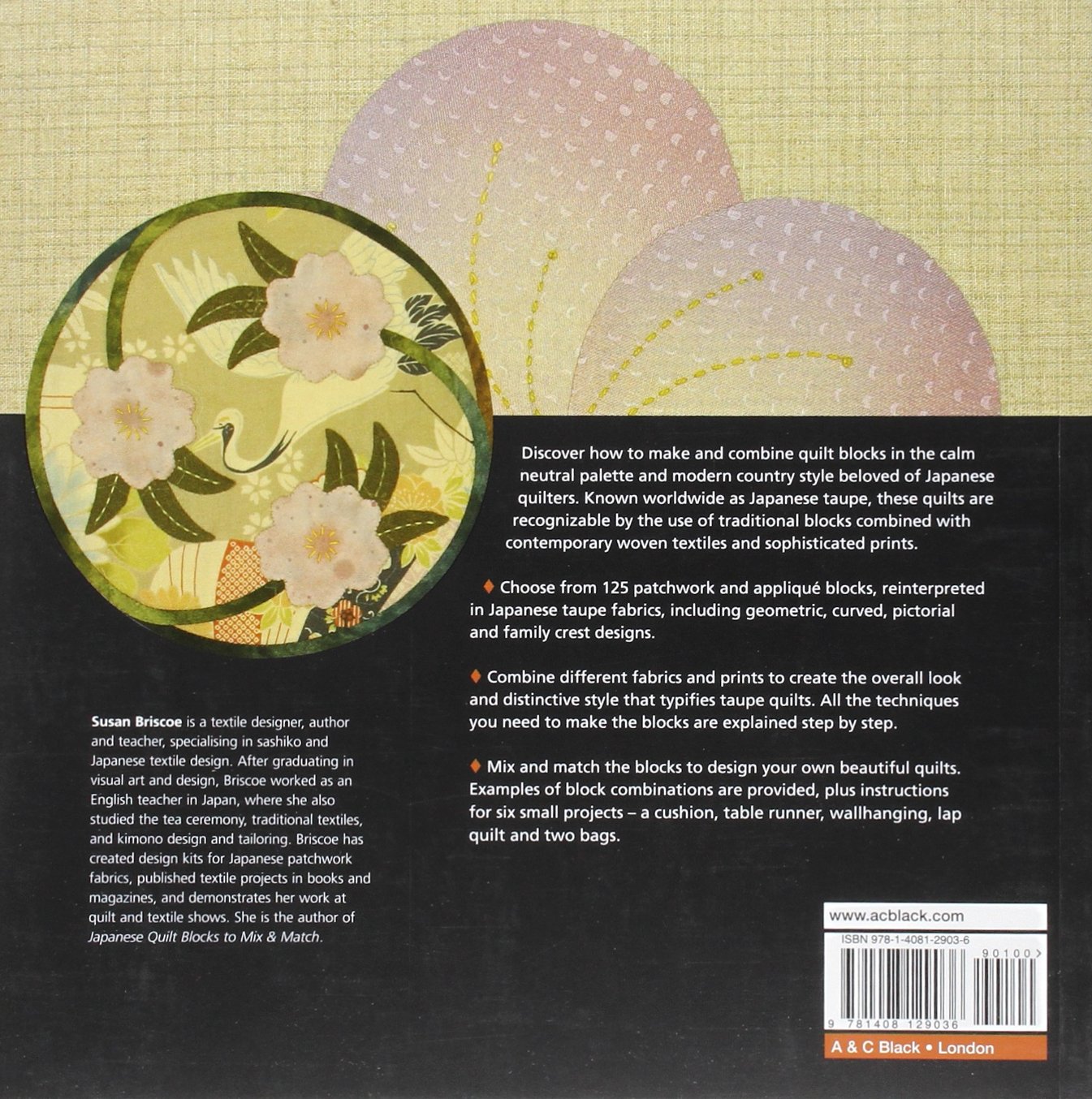 Japanese Taupe Quilt Blocks: Calm, Neutral Collection