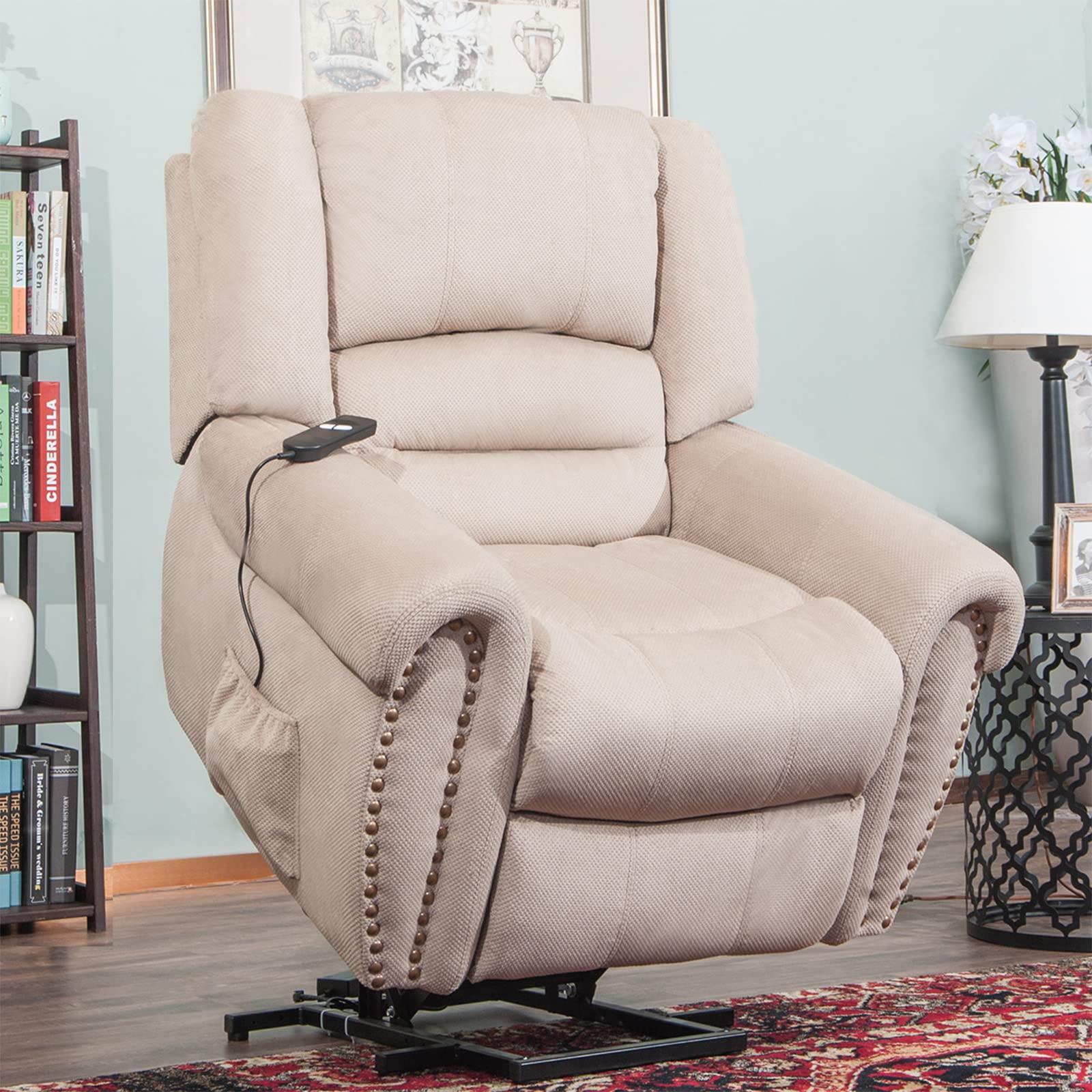 Buy WMQ Electric Power Lift Recliner Chair with Extended Footrest for