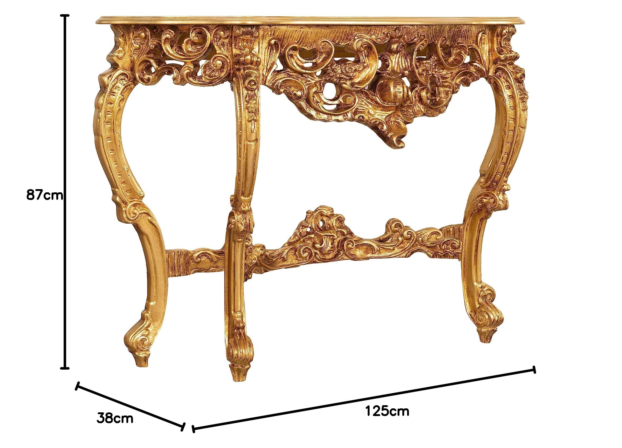 BISCOTTINI INTENATIONAL ART TRADING Console in Legno, L125XPR38XH89 CM