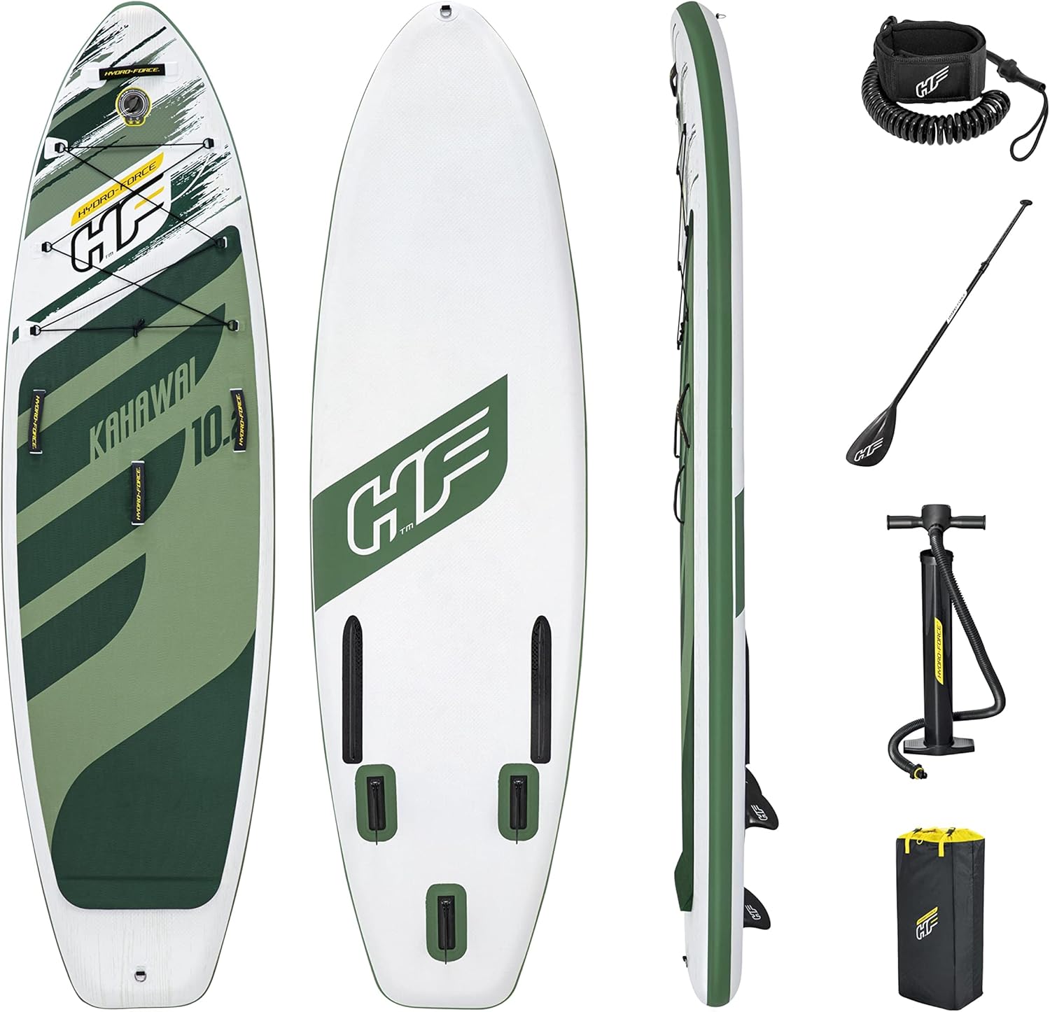 Bestway HydroForce Inflatable SUP, Kahawai Stand Up Paddle Board with