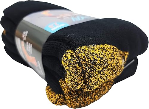 Miniatura 8 de Calcetines térmicos cepillados, 2 pares de calcetines para hombre, de alta calidad, cálidos, gruesos, resistentes, acolchados