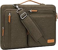 Vista 9 de MOSISO Bolsa de hombro protectora 360 para laptop, bolsa de computadora de 17-17.3 pulgadas compatible con MacBook, HP, Dell, Lenovo, portátil Asus