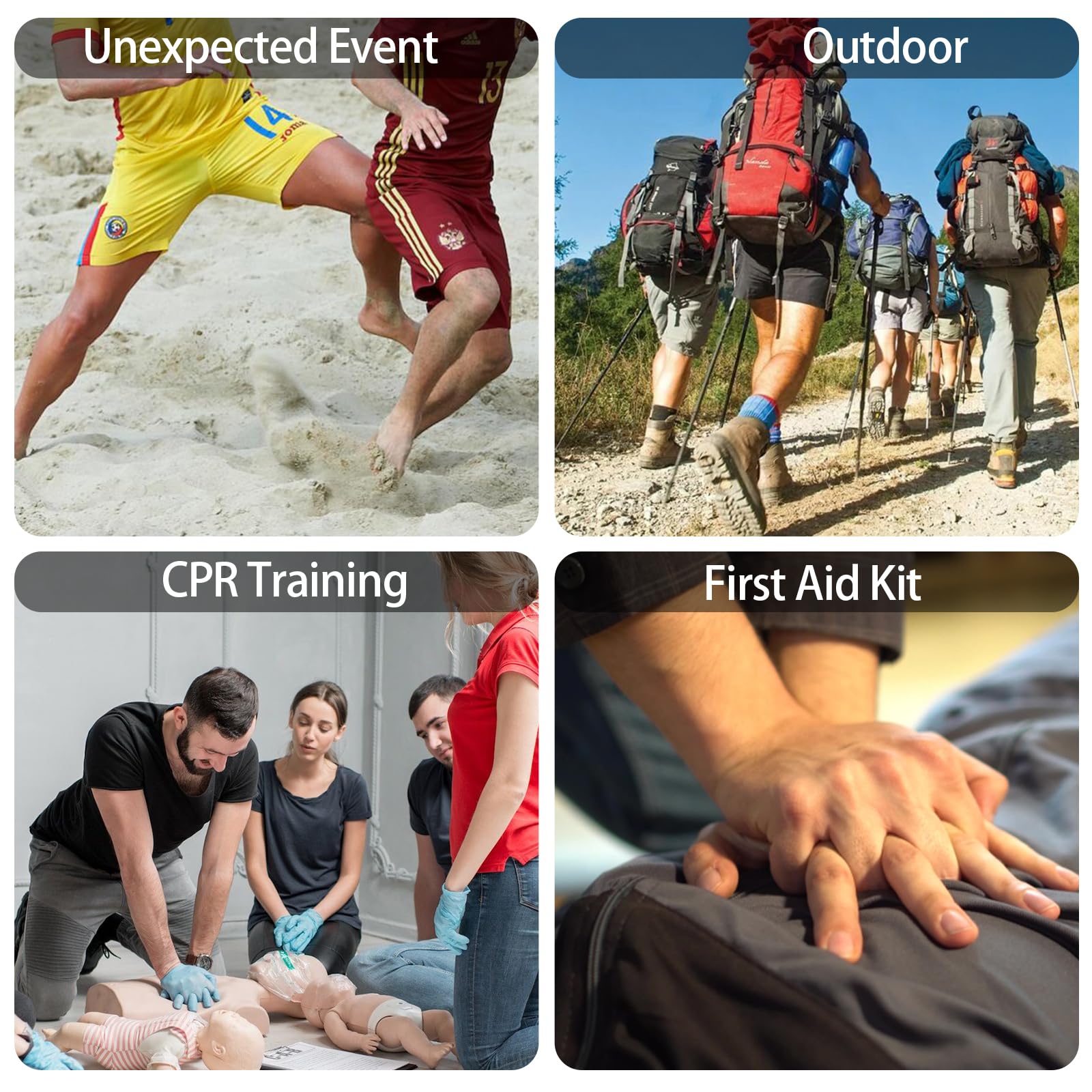 Maschere Respiratorie di Primo Soccorso CPR in PE, 8 Pezzi, 5,5 x 5 cm, Portachiavi