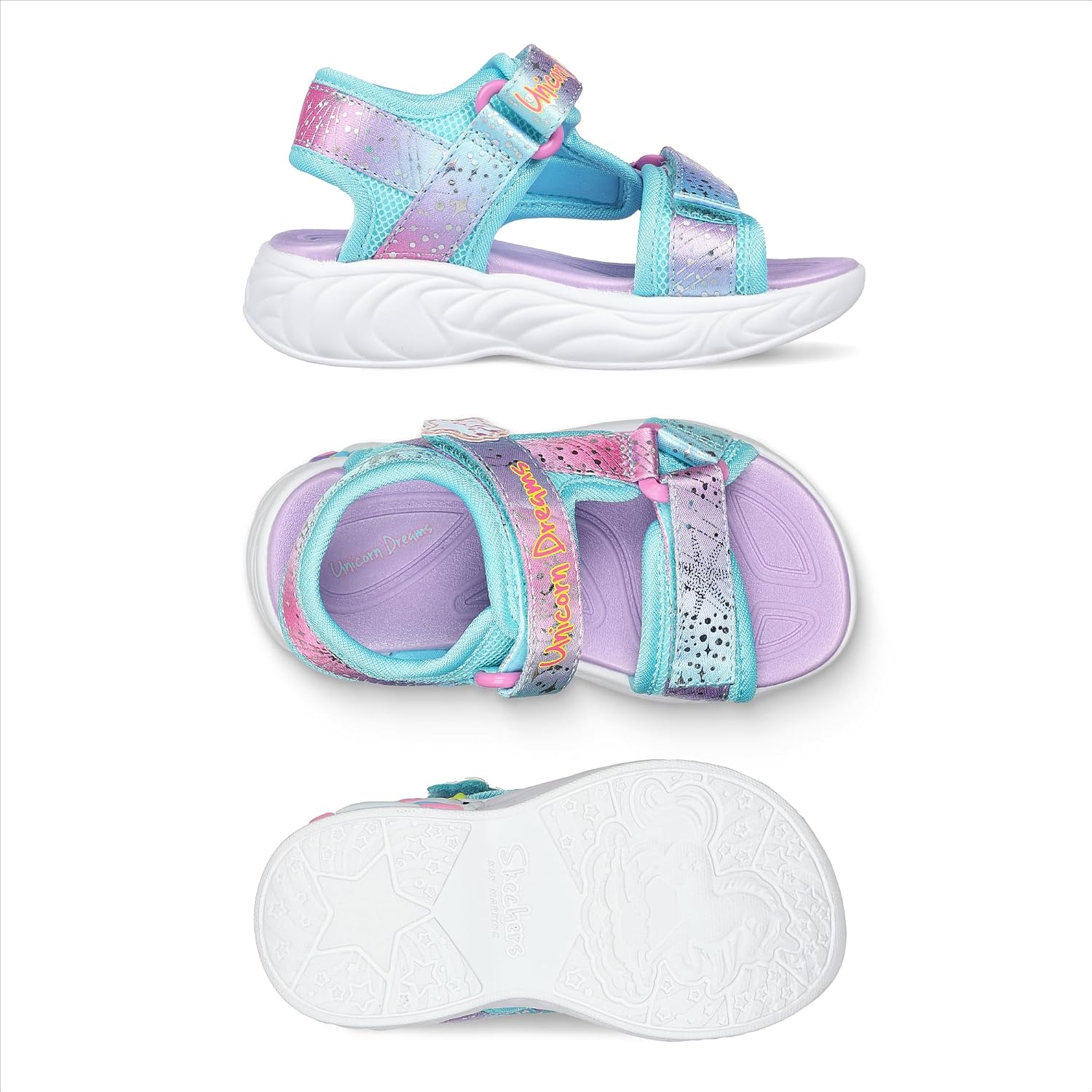 Skechers Girls' Unicorn Dreams Sandals