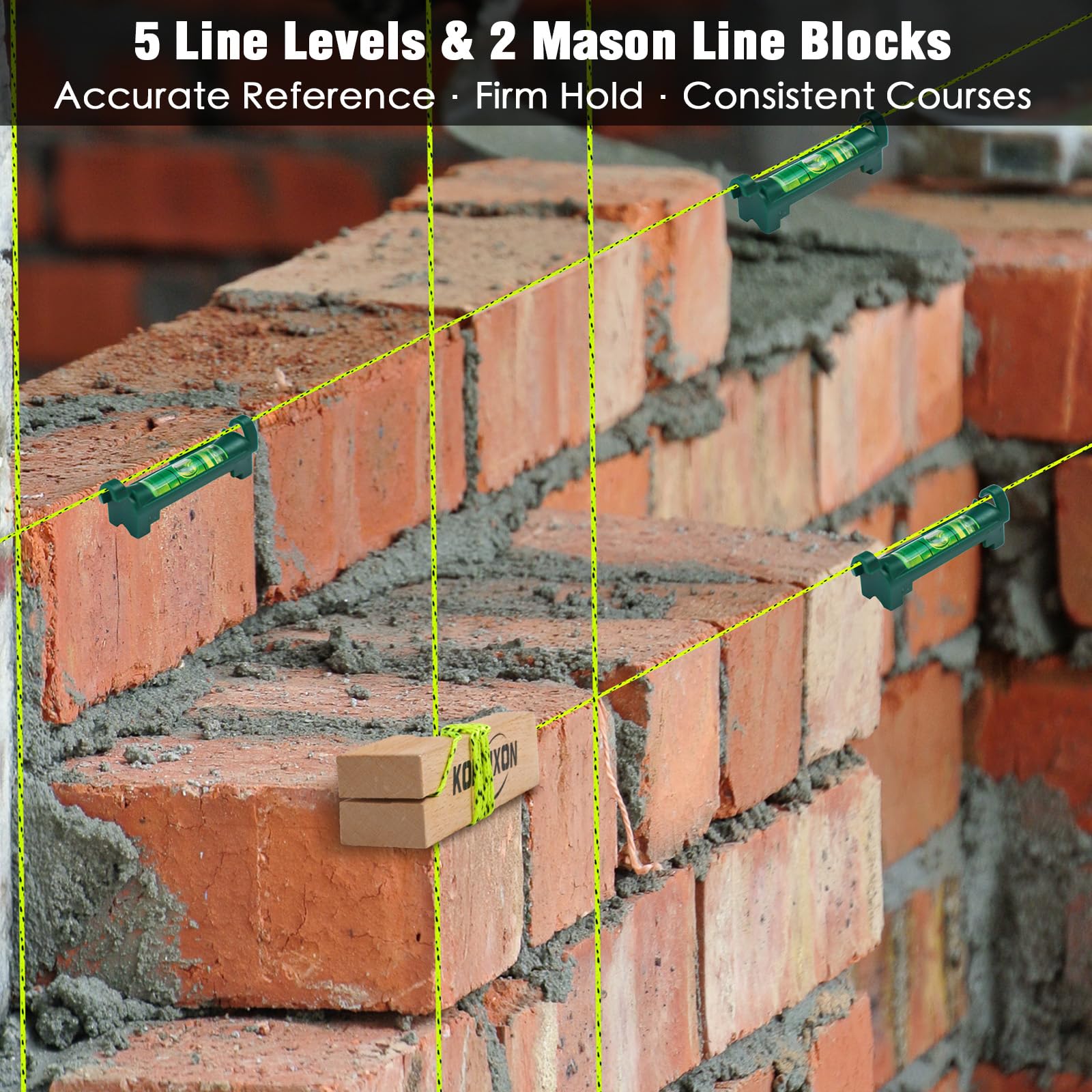 Masonry Line String Set - Bricklaying Tools -5
