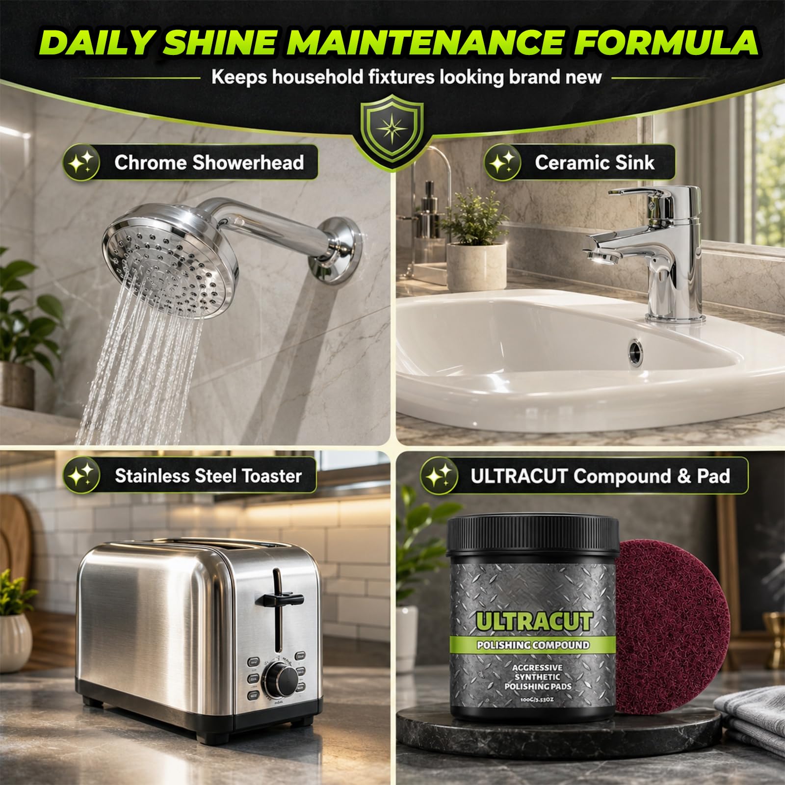 Restore Shine: Surface Restoration Polish & Pad -6 Restore Shine: Surface Restoration Polish & Pad -6