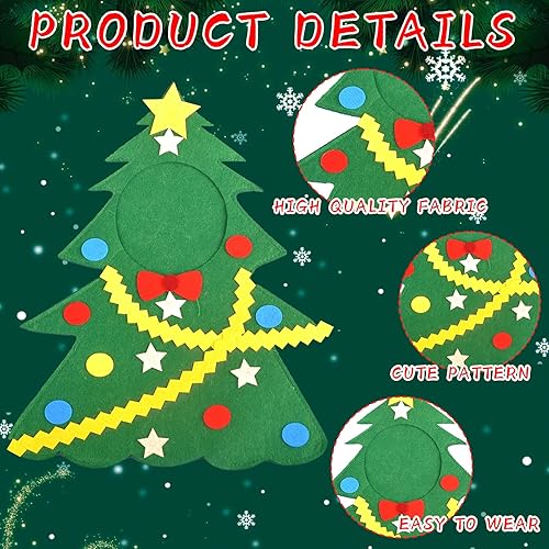 Miniatura 3 de 8 piezas de disfraz de muñeco de elfo de Navidad, muñeco de nieve de Papá Noel, muñeco de nieve, muñeco de jengibre, reno, elfo, ropa, accesorios de