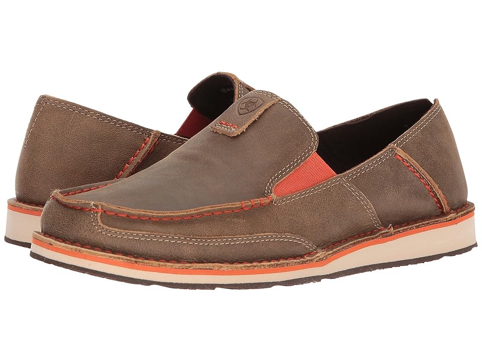 

Ariat Cruiser (Brown Bomber/Orange) Men's Slip on Shoes