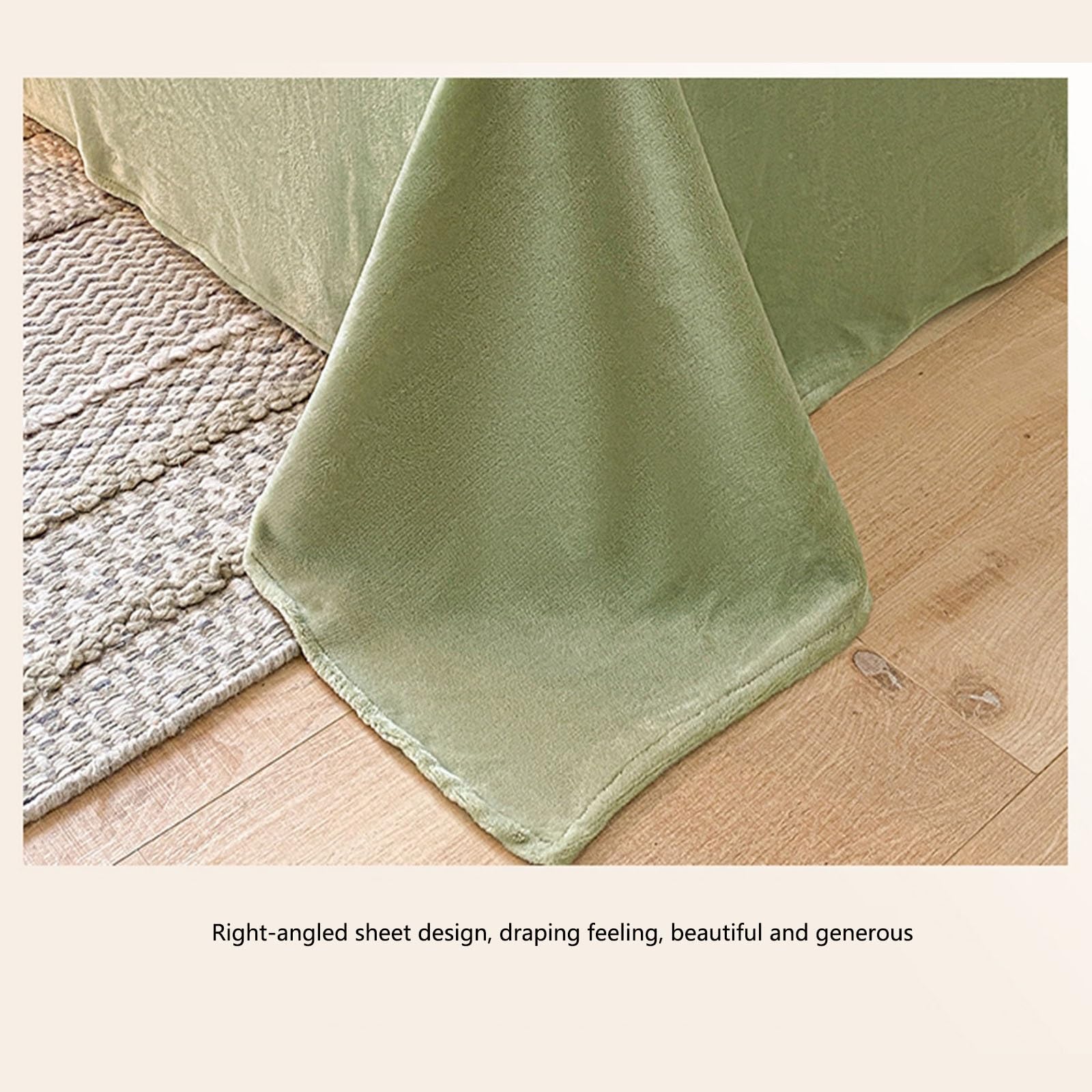 Copripiumino Soffice in Pelliccia Sintetica Copripiumino in Flanella di Velluto Set di Biancheria da Letto in Peluche Morbido di Lusso da 4 Pezzi Caldo Invernale (Colore : 07, Dimensioni : 2.0m Bed